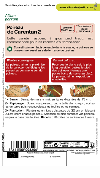 Potagères - Poireau de Carentan 2 - MEDIA_PACKAGING_VERSO